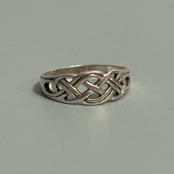 Sterling Silver Braided Ring - Picture 5 of 7